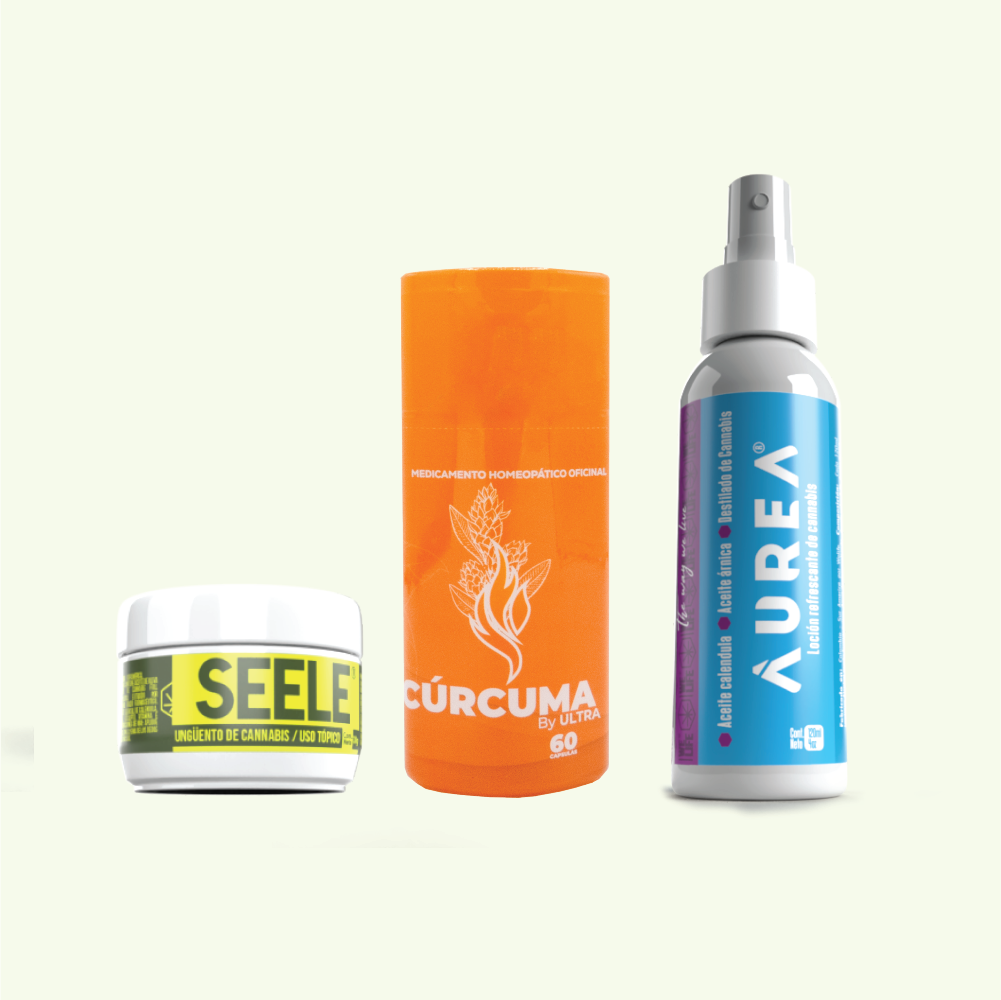 Combo Cúrcuma + Splash Aurea + Ungüento Seele
