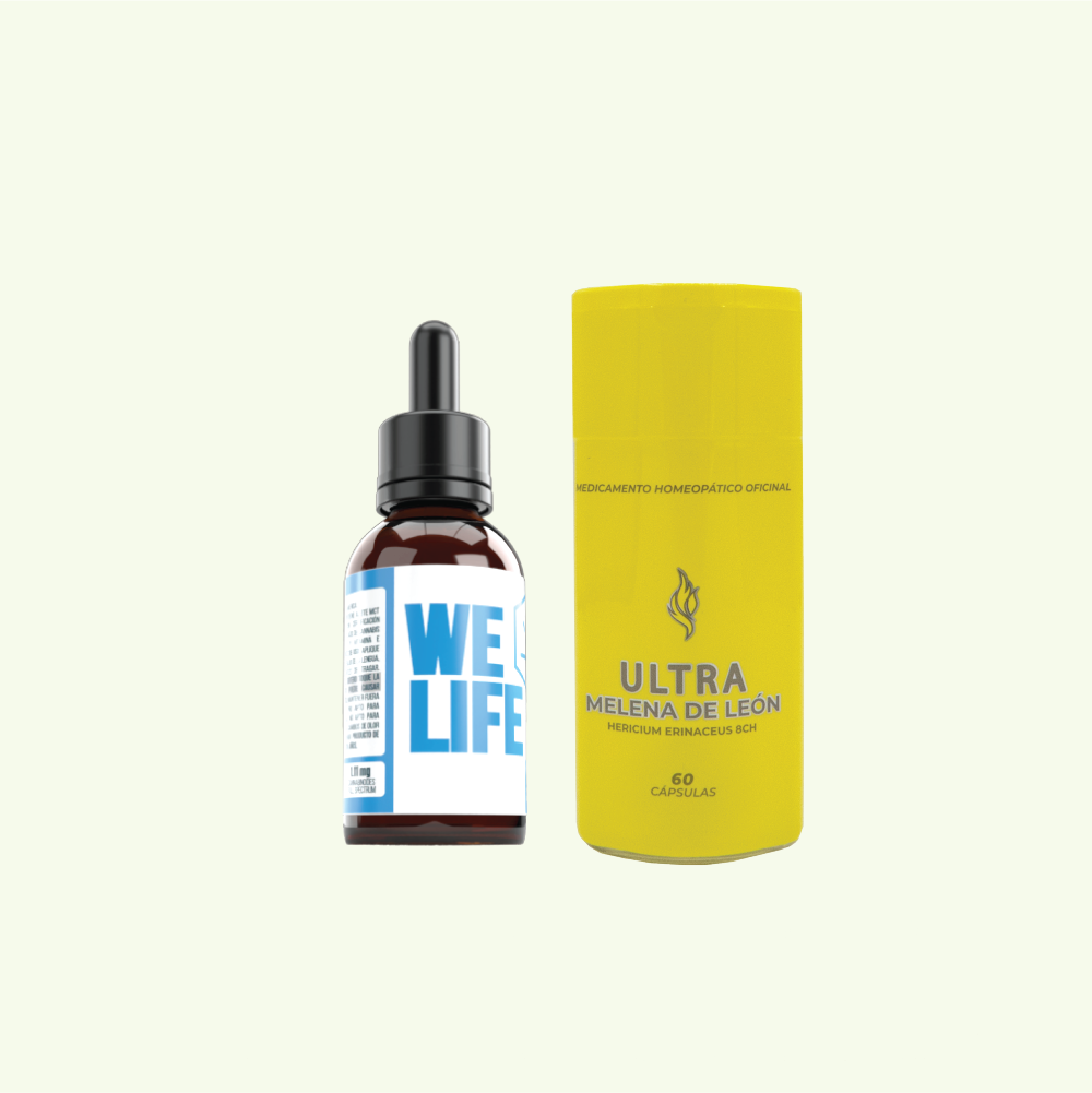 Combo Melena de León +Gotas Welife СВD 20:1 1000mg