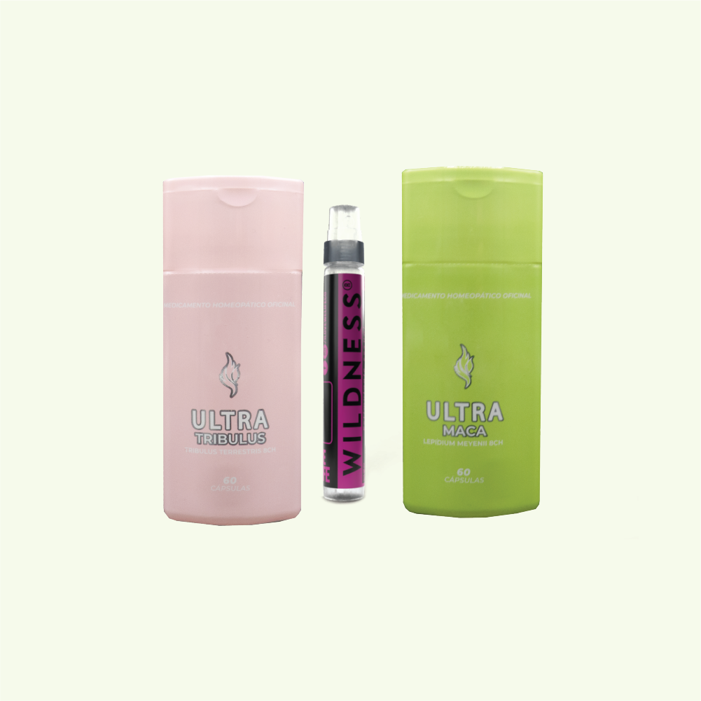 Combo Maca + Tribulus + Lubricante íntimo Wildness